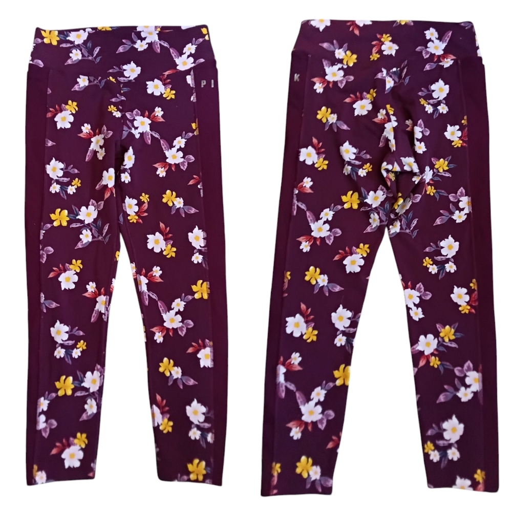 Victoria's Secret Pink ultimate floral leggings pants size large - Picture 2 of 4
